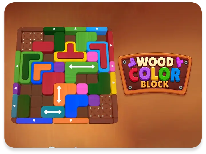Wood Color Block